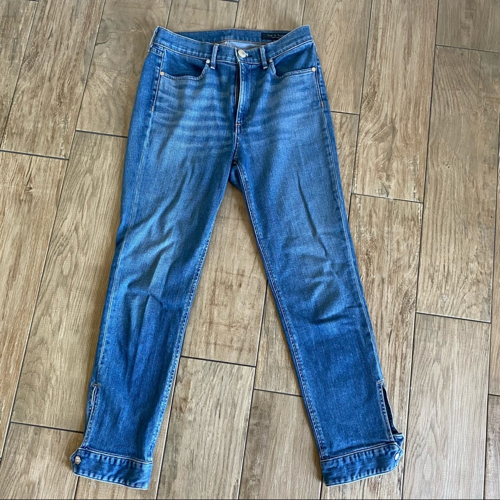 EUC Rag & Bone high rise straight leg jeans size 27
